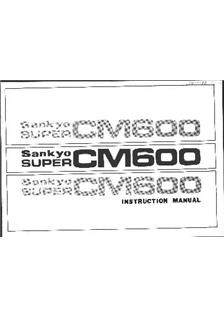 Sankyo CM 600 manual. Camera Instructions.